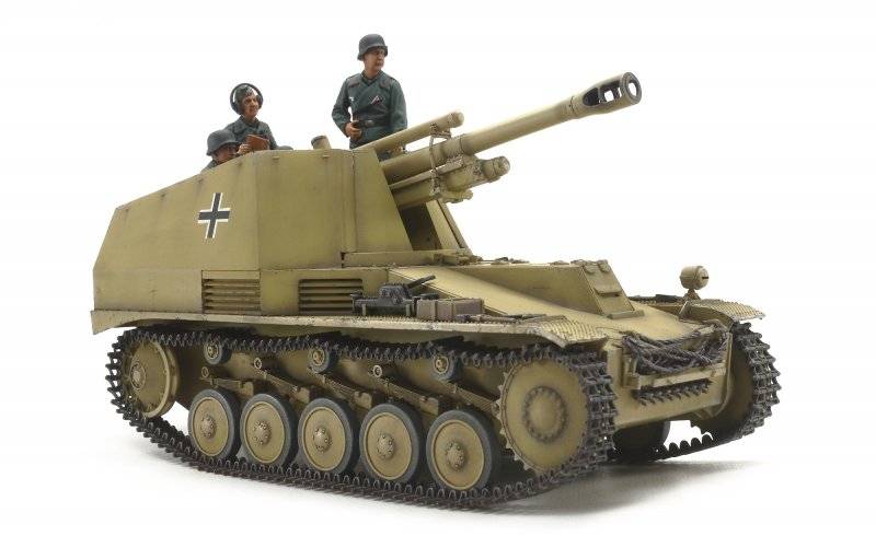 Sd.Kfz.124 Wespe ´Italian Front´ (le FH18/2 auf GWII) von Tamiya