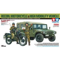 TAMIYA 300025188 1:35 JGSDF Aufklärer Krad m. HMV Fhzg. von Tamiya