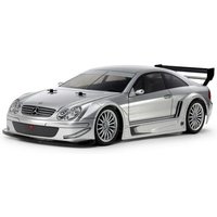 TAMIYA 300047493 1:10 RC Mercedes Benz CLK AMG 2002 TT-02 Silber Lackierung von Tamiya