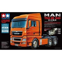 TAMIYA 300056370 1:14 RC MAN TGX 26.540 Metallic-Hell-Blau lackiert von Tamiya