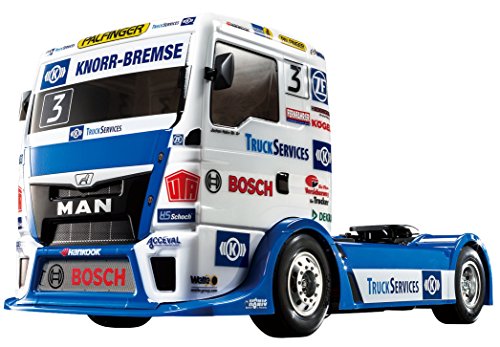 TAMIYA 58632 - 1:14 RC Team Hahn Racing MAN TGS TT-01E, ferngesteuertes Auto/ Fahrzeug, Modellbau, Bausatz, Hobby, Basteln, Modell, Zusammenbauen, Unlackiert TAMIYA 58632 - 1:14 RC Team Hahn Racing MAN TGS TT-01E, ferngesteuertes Auto/ Fahrzeug, Modellbau, Bausatz, Hobby, Basteln, Modell, Zusammenbauen, Unlackiert von TAMIYA