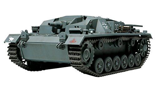 Tamiya 32507-000 Sturmschutz 32507 1:48 Dt. Sturmgeschütz III AUSF.B-Originalgetreue Nachbildung, Modellbau, Plastik Bausatz, Basteln, Hobby, Modellbausatz, Zusammenbauen, unlackiert, Small von TAMIYA