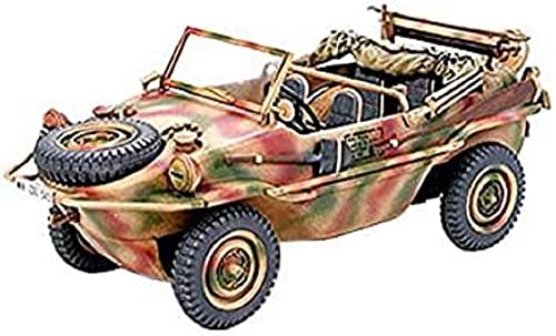 Tamiya 300032506 - 1:48 WWII Deutscher Schwimmwagen Typ 166, Personenkraftwagen K2, Mittel von TAMIYA