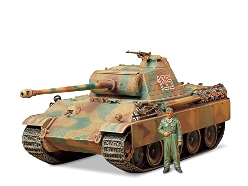 Tamiya 300035170-1:35 WWII Sonderkraftfahrzeug 171 Panther Ausführung G FR (1), originalgetreue Nachbildung, Plastik Bausatz, Basteln, Modellbausatz, Zusammenbauen, unlackiert von TAMIYA