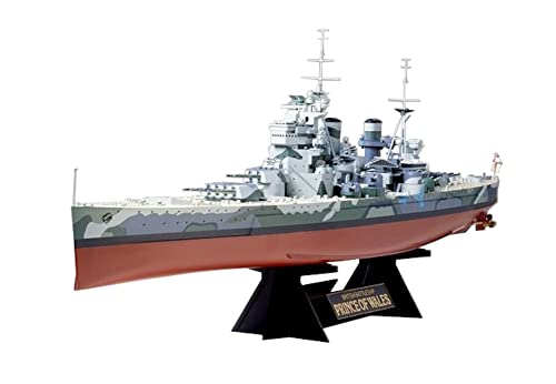 Tamiya 300078011-1:350 WWII Britische Kampfschiffe Prince of Wales von TAMIYA