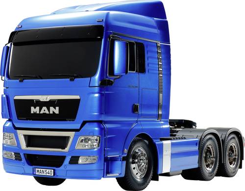 Tamiya 56370 RC MAN TGX 26.540 Met.Hell-Blau la. 1:14 Elektro RC Modell-LKW Bausatz Vorlackiert von Tamiya