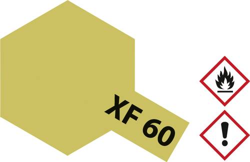 Tamiya Acrylfarbe Dunkel-Gelb (matt) XF-60 Glasbehälter 23ml von Tamiya