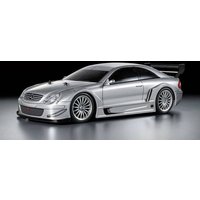 Tamiya TT-02 1:10 RC 2002 Mercedes-Benz CLK AMG Racin Brushed 1:10 RC Modellauto Elektro Sportwagen Allradantrieb (4WD) Bausatz von Tamiya