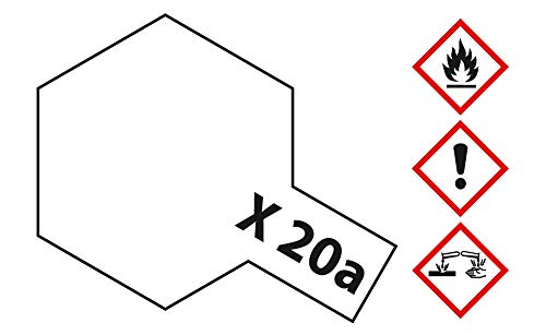 TAMIYA 81020 81019 X-20A Verdünner 23ml Acryl-Lackierfarbe für Plastikmodellbau, Bastelzubehör, Farbe für den Modellbau, Farblos von TAMIYA