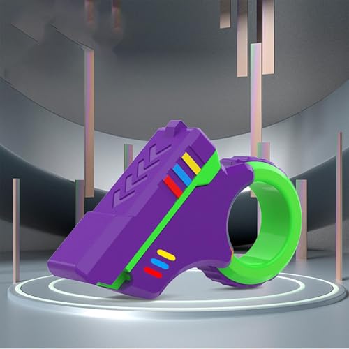 Fidget Slider 3D-gedrucktes Fidget Toy Gadget Neuheit Spielzeug Spielzeug Stressabbau Entspannung Gyro Fingerspielzeug Ring Fingerspitze Strukturierter SpinnerFlip ASMR ADHS von Tamoiup