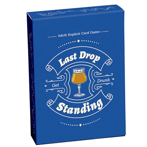 Last Drop Standing Drunk Lovers Trinkkartenspiel, Do-or-drink Let's Get Personal – Gesprächskarten Für Erwachsene – 50 Karten, Um Ihre Freunde Besser Kennenzulernen– Lustiges Trinkspiel Für Erwachsene von Tamoiup