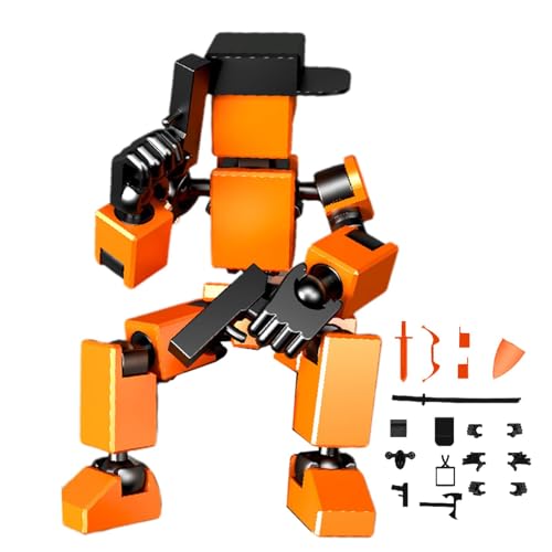 Tamoiup T13 Actionfigur, lucky13 Roboter-Actionfigur | Titan 13 Actionfigur, 3D-gedruckte, Mehrgelenkige, Bewegliche, Vielseitige Roboter-Actionfigur Für Spielzeug, Spiele, Geschenke von Tamoiup