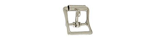 Strap Buckle W Locking Tongue 1" Nickel Plated Leather Decorative Tandy 1540-10 von Tandy Leather Factory