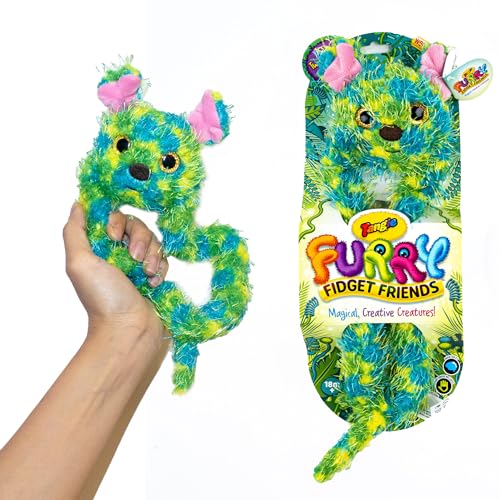 TANGLE Furry Fidget Friends - Neu! Chay der Bär - Plüsch Fidget Toy Furry Friend - Magische, kreative Kreaturen aus dem Tanglonia-Universum - Nehmen Sie Ihren pelzigen Fidget-Freund überall mit hin! von Tangle