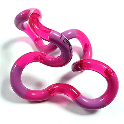 TANGLE JR CLASSIC (Berry) - Echtes Zappelspielzeug Sensorisches Spielzeug - Twisty Fidget Spielzeug Tangle Fidgets für Kinder und Erwachsene - Fidget Spielzeug für Schule - Geschenk für Teenager und von Tangle