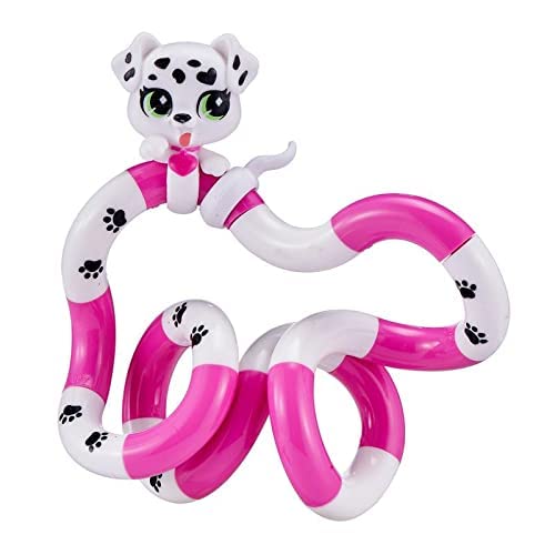 Tangle Jr. Pets Serie Poppy der Welpe, Fidget to Focus, Fidget-Spielzeug für Kinder, ab 3 Jahren, drehendes sensorisches Spielzeug, ideal für Feinmotorik, in offizieller Box von Tangle