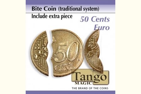 Biting Coin (50c Euro Traditional w/DVD) (E0045) from Tango von Tango Magic