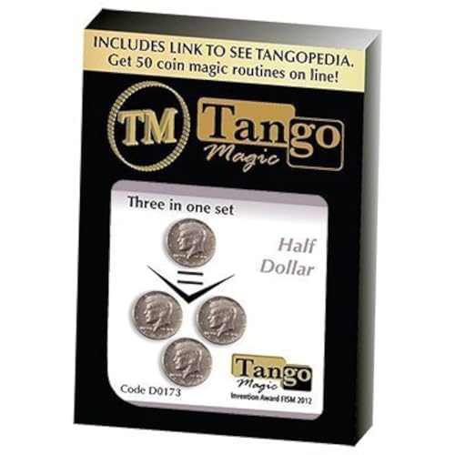 Drei in einem (halber Dollar) Set (D0173) von Tango - Trick von Tango Magic