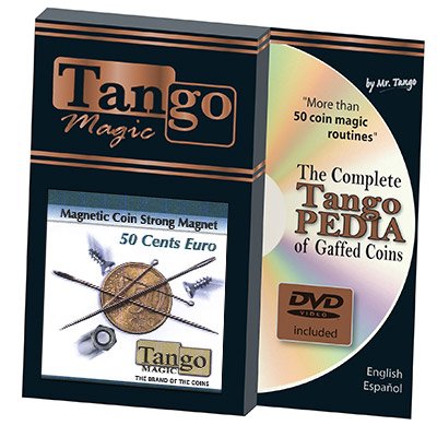 Magnetic Coin Strong Magnet 50 cents Euro (w/DVD) (E0019) by Tango - Trick von Tango Magic