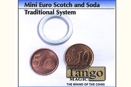 Mini Euro Scotch & Soda Traditional System (5 cent & 10 cent w/DVD) Tango-Trick (E0030) von Tango Magic