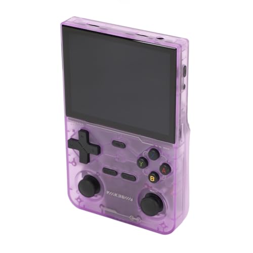 Retro-Spielekonsole, Tragbare Spielekonsole mit Hinterer RL-Taste für Tägliche Unterhaltung (Purple) von Tangxi