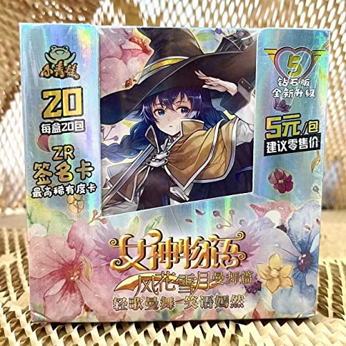 Göttin Story TCG, Anime Booster Box Spielkarten, SSR Sammlung Spielkarten Tischspielzeug (Serie 6 Offline Edition) von Tanha