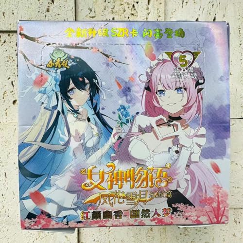 Goddess Story TCG Booster-Box für Mädchen, Anime-Sammelkarten, High-End-Serie(Offline Edition/NS-5M08) von Tanha