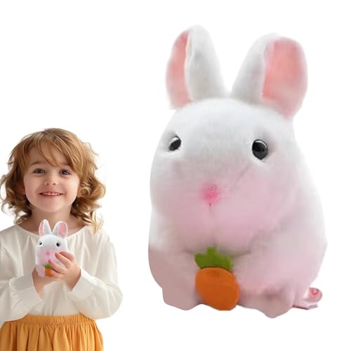 Kaninchen-Plüschtier, Kaninchen-Plüschtier | Plüschtier Hasenhamster aus Cartoon-Plüschtier mit beweglichem Schwanz, Plüschkissen für Schlafzimmer, ästhetische Dekoration für Schlafzimmer, Kordel Kaninchen-Plüschtier, Kaninchen-Plüschtier | Plüschtier Hasenhamster aus Cartoon-Plüschtier mit beweglichem Schwanz, Plüschkissen für Schlafzimmer, ästhetische Dekoration für Schlafzimmer, Kordel von Tanxemery