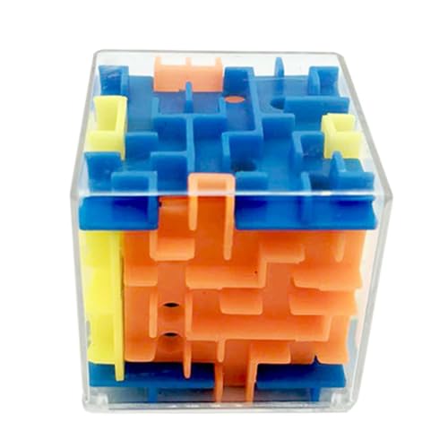 Labyrinthball In 3 Dimensionen Puzzle, Koordinations- Und Geschicklichkeitsspiel, Kubisches Labyrinthspielzeug, Plastisches Puzzlespielspiel Dreidimensionales Labyrinthspielzeug Kreatives Für Kinder von Tanxemery