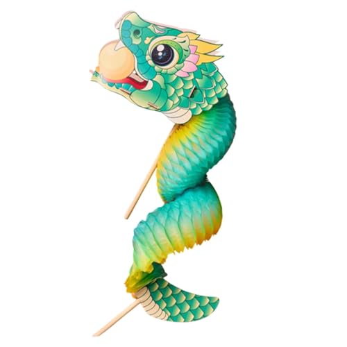 Silvester-Tanzschlangenspielzeug, Neujahrsspielzeug – traditionelle chinesische Dekoration aus Papier, tanzend, von Hand | Handpuppe zum Tanzen, niedliche Tierspielzeug Silvester-Tanzschlangenspielzeug, Neujahrsspielzeug – traditionelle chinesische Dekoration aus Papier, tanzend, von Hand | Handpuppe zum Tanzen, niedliche Tierspielzeug von Tanxemery