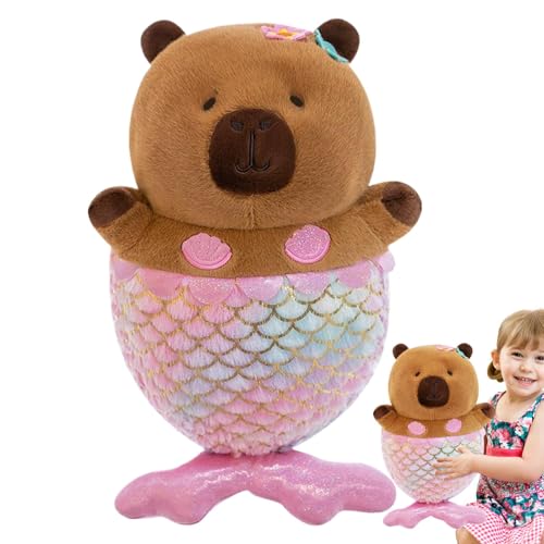 Tanxemery Capybara Plüschtier, Capybara Plüschkissen, Capybara Plüschtier, Meerjungfrau, Capybara, niedliches Capybara-Spielzeug für Jungen, Mädchen, Wohnzimmer, Schlafzimmer, Auto Tanxemery Capybara Plüschtier, Capybara Plüschkissen, Capybara Plüschtier, Meerjungfrau, Capybara, niedliches Capybara-Spielzeug für Jungen, Mädchen, Wohnzimmer, Schlafzimmer, Auto von Tanxemery