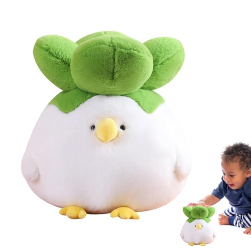 Tanxemery Kohl-Plüschtier, Gemüse-Plüsch,Weiche Plüschtiere | Weiche gefüllte Plüschtiere, Vogelgesicht-Design-Kohlpuppen für Mädchen, gefüllter Kohl, Anime-Plüschspielzeug für Kindergeburtstag von Tanxemery