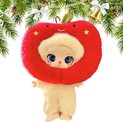 Weihnachtspuppenkleidung,Weihnachtspuppenkleidung | Anziehspielzeug-Zubehör | Outfit-Zubehör Plüschpuppenkleidung, weiche Anime-Plüschkleidung, Kinderpuppenkleidung für von Tanxemery