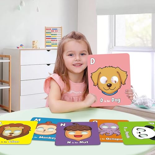 Lernkarten - Pädagogische Lernkarten mit Tierbuchstaben für Kinder von 3 bis 5 Jahren | Spielzeug Interaktives Lernspiel für Reisen, Geburtstage, Autofahrten, Hausunterricht, Kindergarten, Lernkarten - Pädagogische Lernkarten mit Tierbuchstaben für Kinder von 3 bis 5 Jahren | Spielzeug Interaktives Lernspiel für Reisen, Geburtstage, Autofahrten, Hausunterricht, Kindergarten, von Tanxier