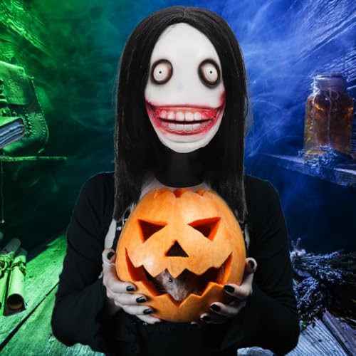 Tanxier Gruselige Halloween-Kostüm-Maske,Unheimliche Maske Rollenspiel Kostümzubehör - Halloween Kopfschmuck Bühnenkostüm Rollenspiel Mottoparty Tanxier Gruselige Halloween-Kostüm-Maske,Unheimliche Maske Rollenspiel Kostümzubehör - Halloween Kopfschmuck Bühnenkostüm Rollenspiel Mottoparty von Tanxier