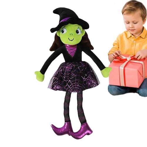 Tanxier Hexen Plüschpuppe | Kuschelige Halloween-Hexenpuppe,Kuschelweiche Hautfreundliche Zierde Für Zuhause Büro Kinderzimmer Mädchen Wohnzimmer Deko Tanxier Hexen Plüschpuppe | Kuschelige Halloween-Hexenpuppe,Kuschelweiche Hautfreundliche Zierde Für Zuhause Büro Kinderzimmer Mädchen Wohnzimmer Deko von Tanxier
