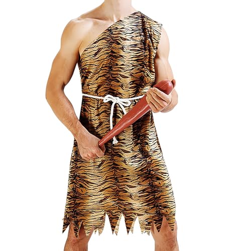 Tanxier Höhhlenmensch Kostüm Herren | Festkostüm für Feiertagspartys | Halloween Cosplay Kleidung für Themenfeste, Karneval, Konzerte, Jagdpartys, Hauspartys, Geburtstage, Maskenbälle und Tanxier Höhhlenmensch Kostüm Herren | Festkostüm für Feiertagspartys | Halloween Cosplay Kleidung für Themenfeste, Karneval, Konzerte, Jagdpartys, Hauspartys, Geburtstage, Maskenbälle und von Tanxier