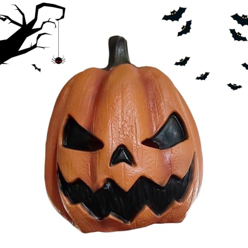 Tanxier Kürbiskopf-Abdeckung | Halloween Vollkopfhaube Gruselige Verkleidung | Fest Kopfbedeckung Verkleidungszubehör Für Feiern Kinder Jugendliche Erwachsene Partys Umzüge Süßes Oder Saures Tanxier Kürbiskopf-Abdeckung | Halloween Vollkopfhaube Gruselige Verkleidung | Fest Kopfbedeckung Verkleidungszubehör Für Feiern Kinder Jugendliche Erwachsene Partys Umzüge Süßes Oder Saures von Tanxier