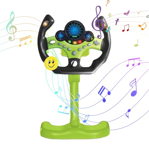 Tanxier Lernspielzeug,Kinder Spielzeug Für Auto,Mit Licht,Musik Und Sound,Vertikales Simulations Lenkradspi Für Kind-Früherziehungsgeschenk Tanxier Lernspielzeug,Kinder Spielzeug Für Auto,Mit Licht,Musik Und Sound,Vertikales Simulations Lenkradspi Für Kind-Früherziehungsgeschenk von Tanxier