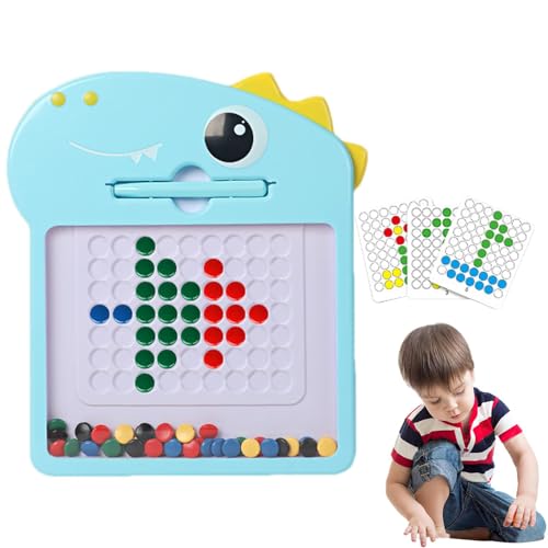 Tanxier Magnetisches Doodle-Board, magnetisches Schreibbrett für Kinder | Pädagogische Magnet-Doodle-Tafel,Magnetisches Zeichenbrett für Kinder für Bildung, Vorschul-Lernspielzeug für Kinder ab 3 von Tanxier