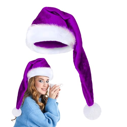 Tanxier Weihnachtsmann Hut 75 Cm Lang | Weicher Samt Weihnachtsmannhut Erwachsene,Kopfaccessoire Kostumzubehor Feier Silvester Karneval Buhnenfest Winterfest Maskerade Tanxier Weihnachtsmann Hut 75 Cm Lang | Weicher Samt Weihnachtsmannhut Erwachsene,Kopfaccessoire Kostumzubehor Feier Silvester Karneval Buhnenfest Winterfest Maskerade von Tanxier
