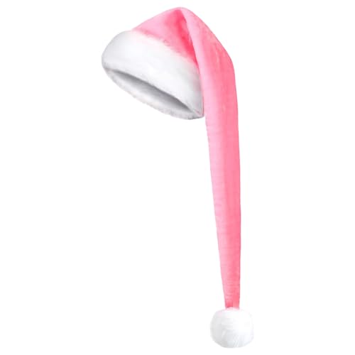 Tanxier Weihnachtsmannhut 75 Cm Lang,Sanfter Samt Langer Weihnachtsmann Hut - Kostüm Accessoire Kopfwear Winterfest Feier Fotobox Karneval Neujahrsfest Tanxier Weihnachtsmannhut 75 Cm Lang,Sanfter Samt Langer Weihnachtsmann Hut - Kostüm Accessoire Kopfwear Winterfest Feier Fotobox Karneval Neujahrsfest von Tanxier