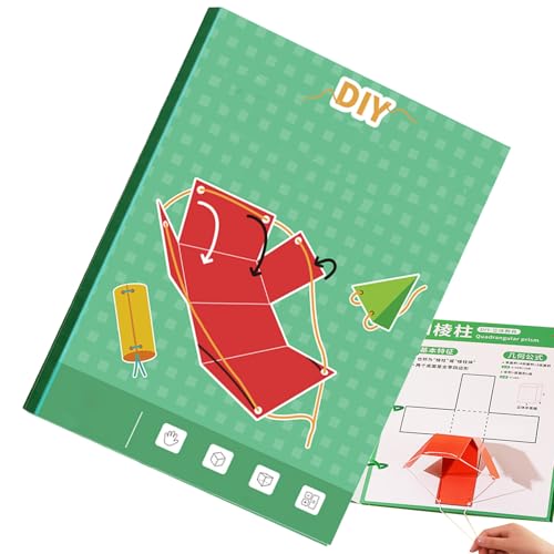 Tanxier Ziehfaden 3D Geometrie Lernbuch - Interaktives Ziehfaden Lernset Mit Pop-Up-Modellen | Interaktives Lehrmaterial Für Schule Zuhause Kindergarten Reisen & Innenräume Tanxier Ziehfaden 3D Geometrie Lernbuch - Interaktives Ziehfaden Lernset Mit Pop-Up-Modellen | Interaktives Lehrmaterial Für Schule Zuhause Kindergarten Reisen & Innenräume von Tanxier