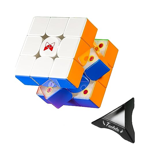 Taolele QY X-Man Tornado V3M 3x3 Speed Cube Zauberwürfel Magnetische Geschwindigkeit Würfel3x3 UV Edition Aufkleber Magic Cube QY XMD Tornado V3 M 3D Puzzle Spielzeug (UV Edition) von TaoLeLe