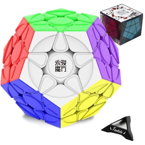 Zauberwürfel Megaminx, YJ YuHu V2M Dodekaeder Würfel Speed Cube Geschwindigkeitswürfel Puzzlewürfe Denksportaufgaben Geeignet für Zauberwürfel Enthusiasten von TaoLeLe