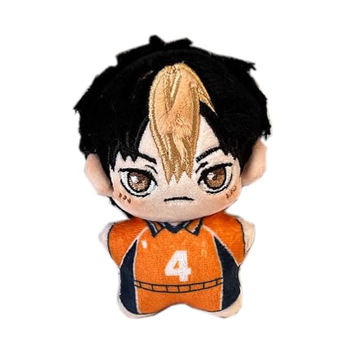 Haikyuu Plüsch Anhänger Hinata Shoyo/Tobio Kageyama/Yu Nishinoya/Ryunosuke Tanaka Anime Plüsch Anhänger Für Rucksack von Taoyuany