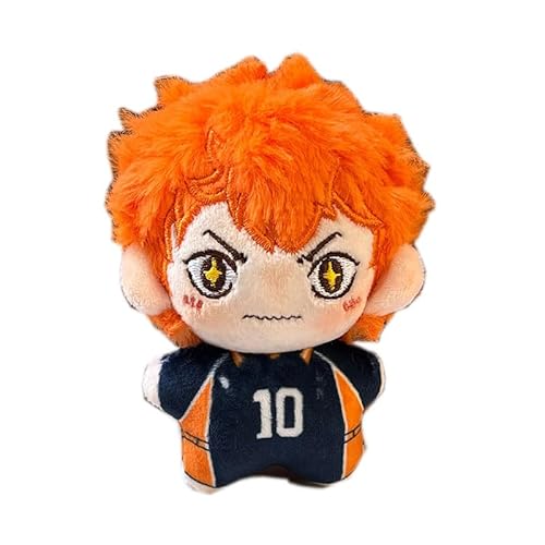 Haikyuu Plüsch Anhänger Hinata Shoyo/Tobio Kageyama/Yu Nishinoya/Ryunosuke Tanaka Anime Plüsch Anhänger Für Rucksack von Taoyuany