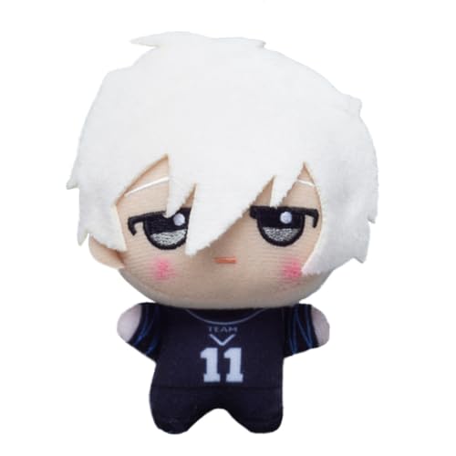 Taoyuany Anime Blue Lock Anhänger Isagi Yoichi/Reo Mikage/Nagi Seishiro Plush Anime Plüsch Anhänger Für Rucksack 11CM von Taoyuany