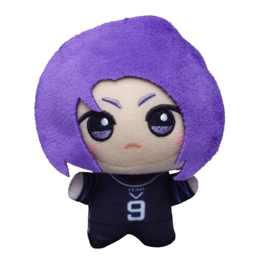 Taoyuany Anime Blue Lock Anhänger Isagi Yoichi/Reo Mikage/Nagi Seishiro Plush Anime Plüsch Anhänger Für Rucksack 11CM von Taoyuany