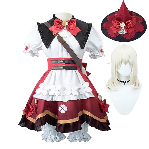 Taoyuany Anime Cosplay Kostüm Klee/Chiori Kleid Outfit Anime Uniform Cosplay Videospiel Kostüm Karneval Halloween Costume Für Damen von Taoyuany